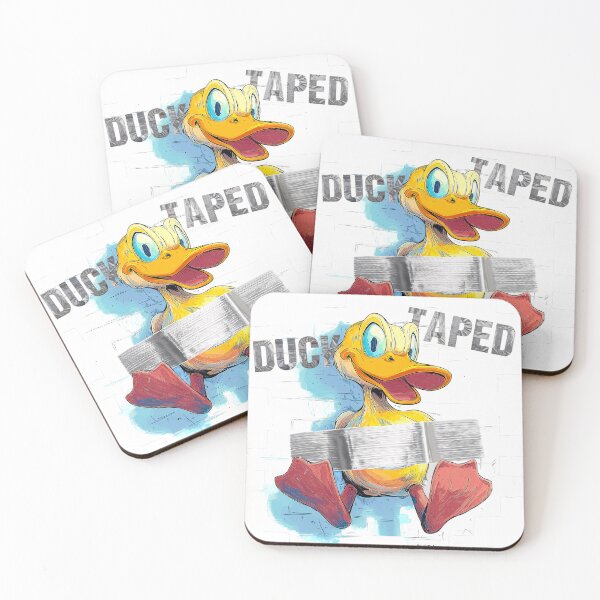 Item preview, Duck Taped Funny Duct Tape Duck Pun designed and sold by DuckSmith.