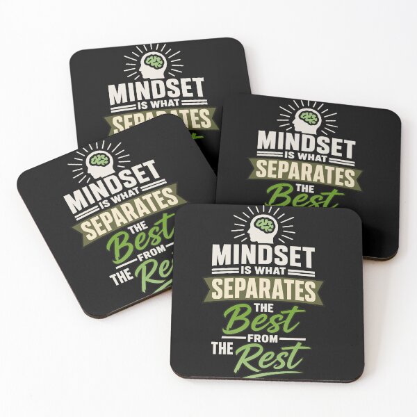 Item preview,  Mindset Is What Separates the Best from the Rest Inspirational Success Quote with Bold Modern Typography for Personal Growth, Leadership, and Winning Mentality designed and sold by Huddy-clothes.