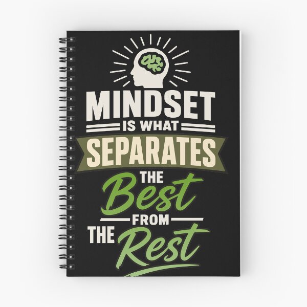 Item preview,  Mindset Is What Separates the Best from the Rest Inspirational Success Quote with Bold Modern Typography for Personal Growth, Leadership, and Winning Mentality designed and sold by Huddy-clothes.