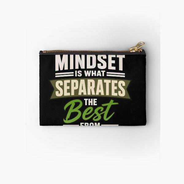 Item preview,  Mindset Is What Separates the Best from the Rest Inspirational Success Quote with Bold Modern Typography for Personal Growth, Leadership, and Winning Mentality designed and sold by Huddy-clothes.