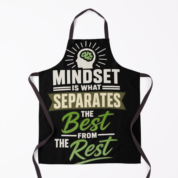 Item preview, Mindset Is What Separates the Best from the Rest Inspirational Success Quote with Bold Modern Typography for Personal Growth, Leadership, and Winning Mentality designed and sold by Huddy-clothes.