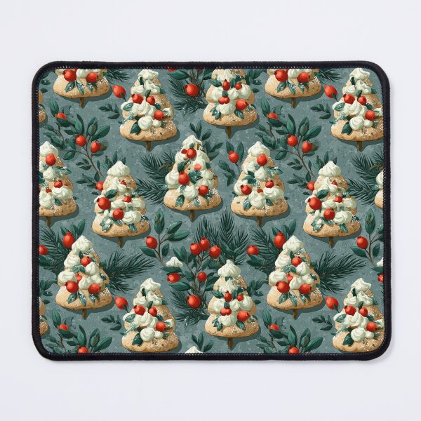 Item preview, Festive Christmas Tree Cookie and Berry Pattern designed and sold by colorful-white.