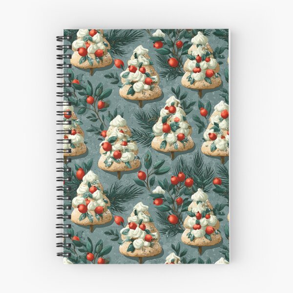 Item preview, Festive Christmas Tree Cookie and Berry Pattern designed and sold by colorful-white.