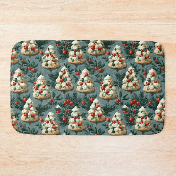 Item preview, Festive Christmas Tree Cookie and Berry Pattern designed and sold by colorful-white.