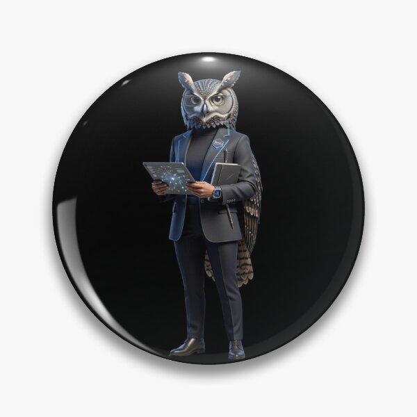 Item preview, NP-009a | Owl | AI Research Scientist designed and sold by D4NC1G3R®.