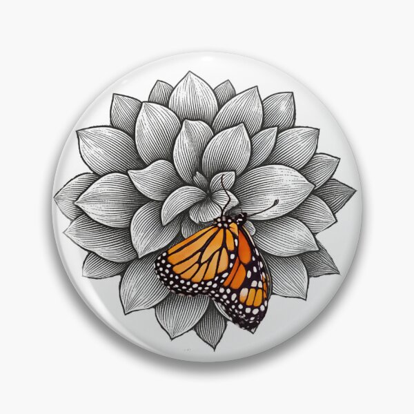 Item preview, Dahlia’s Monarch designed and sold by Bergenline Artworks.