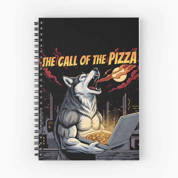 Item preview, The Call Of The Pizza | Funny Werewolf designed and sold by SillyPawsStudio.