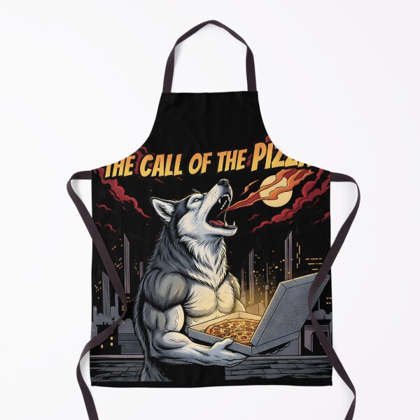 Item preview, The Call Of The Pizza | Funny Werewolf designed and sold by SillyPawsStudio.