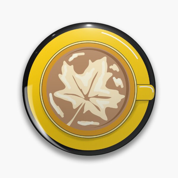 Item preview, Autumn Leaf Coffee Latte designed and sold by HRSCreates.