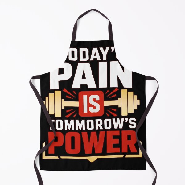 Item preview, Today's Pain Is Tomorrow's Power Motivational Fitness Quote for Gym Lovers, Bodybuilding, Strength Training, Discipline, and Success Mindset designed and sold by Huddy-clothes.
