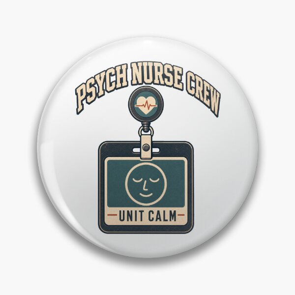 Item preview, Psych Nurse Calm Crew Humor designed and sold by pirminio.