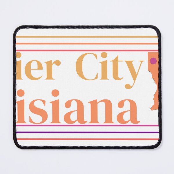 Item preview, Bossier City Louisiana City Marked On Map designed and sold by TheIconSmith.