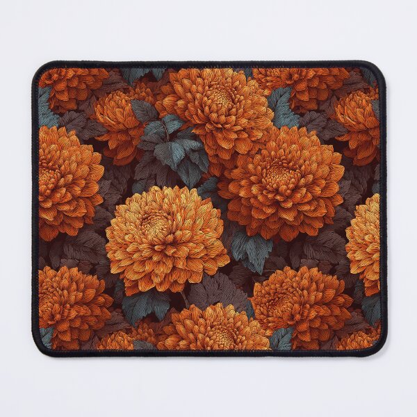 Item preview, Edgy Dahlias - Flower Garden Pattern - Christmas Gift Baskets designed and sold by RoyalStarsPatts.