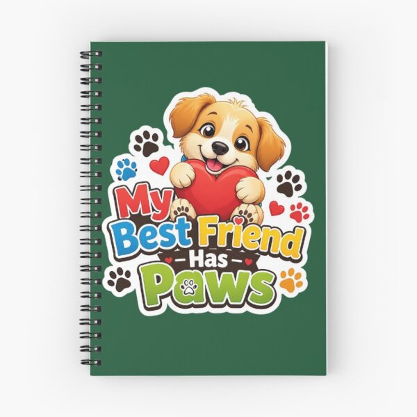 Item preview, My Best Friend Has Paws Cute Dog Lover Sticker designed and sold by KomalArtStudio.