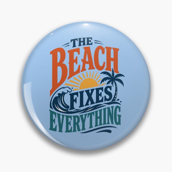 Item preview, The Beach Fixes Everything Saltwater Therapy designed and sold by taiche.