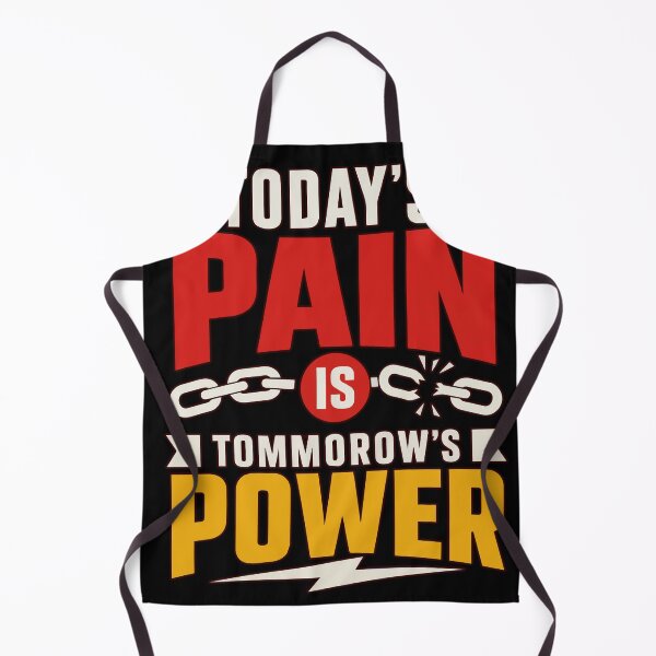 Item preview, Today's Pain Is Tomorrow's Power Motivational Fitness Quote for Gym Lovers, Bodybuilding, Strength Training, Discipline, and Success Mindset designed and sold by Huddy-clothes.