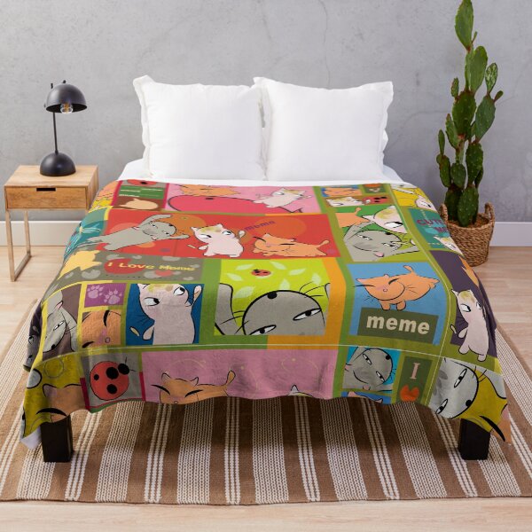 Item preview, Playful Cute Cats Colorful Collage Art designed and sold by aimicat.