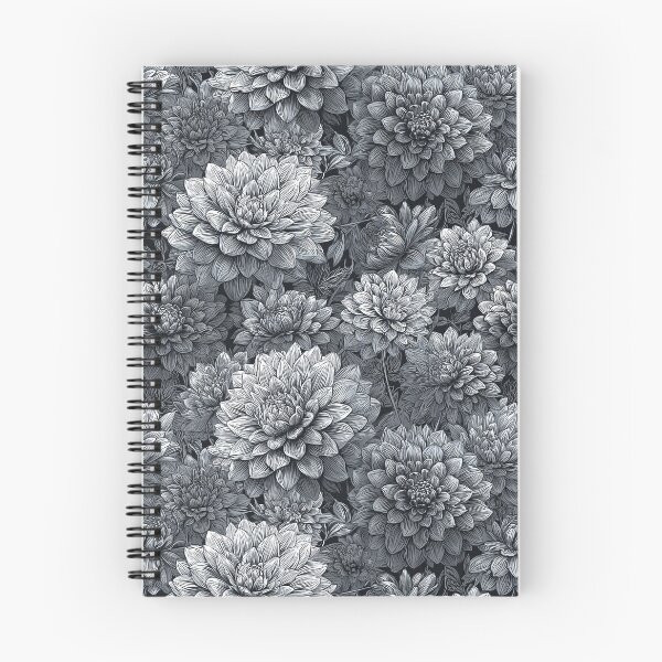 Item preview, Unique Dahlias - Tropical Flower Pattern  - Christmas Gifts designed and sold by RoyalStarsPatts.
