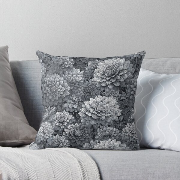 Item preview, Unique Dahlias - Tropical Flower Pattern  - Christmas Gifts designed and sold by RoyalStarsPatts.