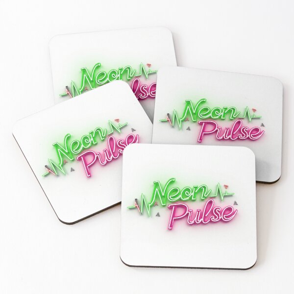 Item preview, Vibrant Neon Pulse Typography Art designed and sold by FlippoStories.