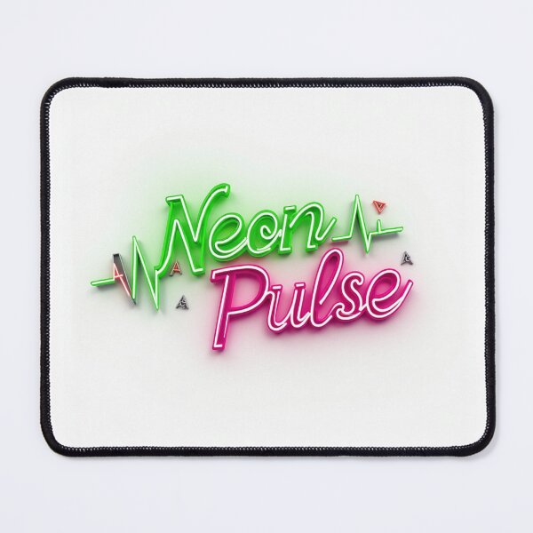 Item preview, Vibrant Neon Pulse Typography Art designed and sold by FlippoStories.
