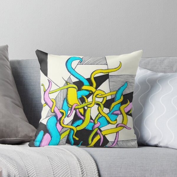 Item preview, Fun Chaotic Tangled Geometry Abstract Line Color Messy Doodle  designed and sold by BOKEbyTC.