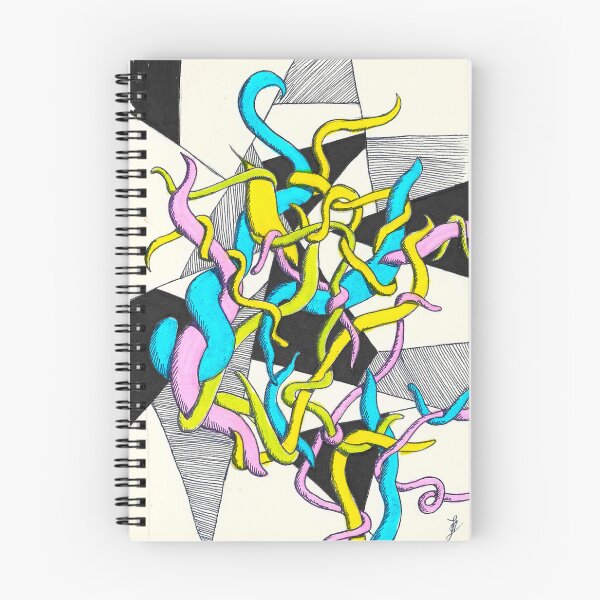 Item preview, Fun Chaotic Tangled Geometry Abstract Line Color Messy Doodle  designed and sold by BOKEbyTC.