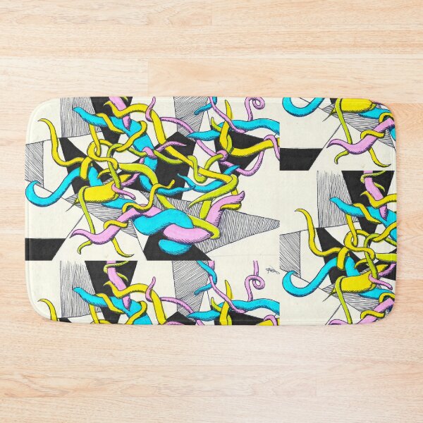 Item preview, Fun Chaotic Tangled Geometry Abstract Line Color Messy Doodle  designed and sold by BOKEbyTC.