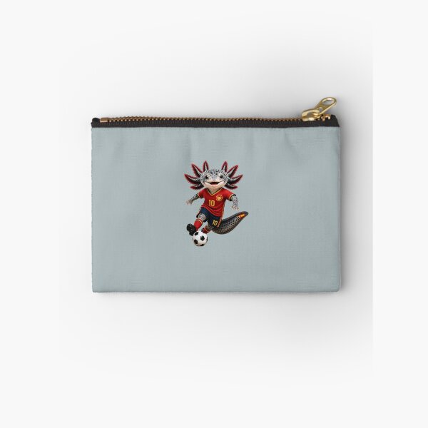Item preview, Cute Spain Axolotl Soccer Mascot – Number 10 Football Fan Cartoon designed and sold by MonsoonInkX.
