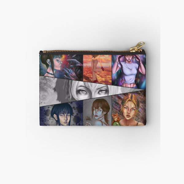 Item preview, Aesthetic portrait paintings collage 7 artworks designed and sold by Witseart.