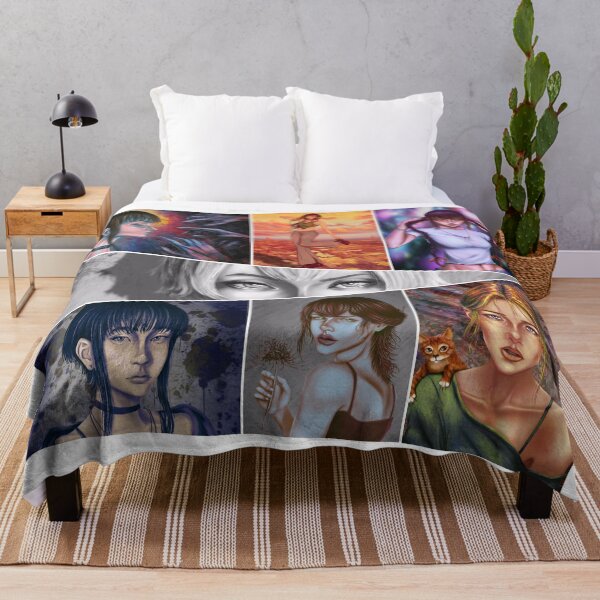 Item preview, Aesthetic portrait paintings collage 7 artworks designed and sold by Witseart.