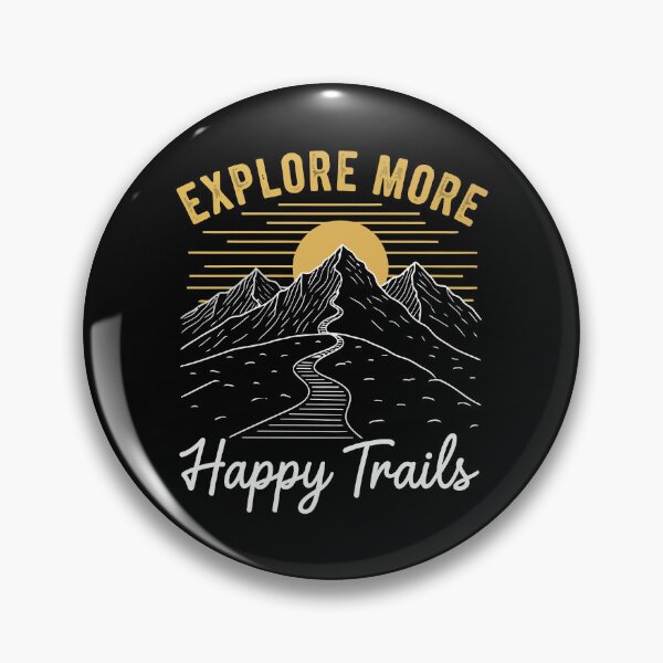 Item preview, Explore More Happy Trails Retro Mountain Pathway designed and sold by Amir Faysal.