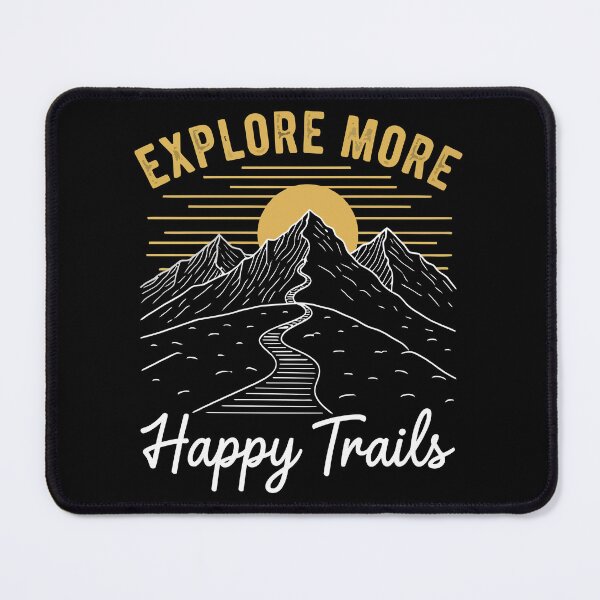 Item preview, Explore More Happy Trails Retro Mountain Pathway designed and sold by Amir Faysal.