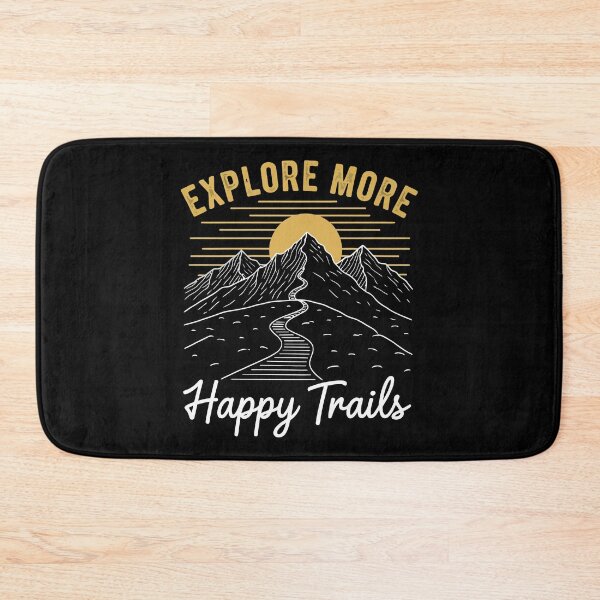 Item preview, Explore More Happy Trails Retro Mountain Pathway designed and sold by Amir Faysal.