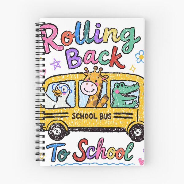 Item preview, Rolling Back To School Bus Animals designed and sold by suechtmpoa.