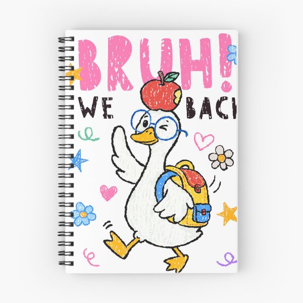 Item preview, Bruh We Back Funny School Goose designed and sold by suechtmpoa.