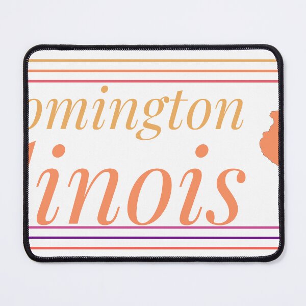 Item preview, Bloomington Illinois City Marked On Map designed and sold by TheIconSmith.