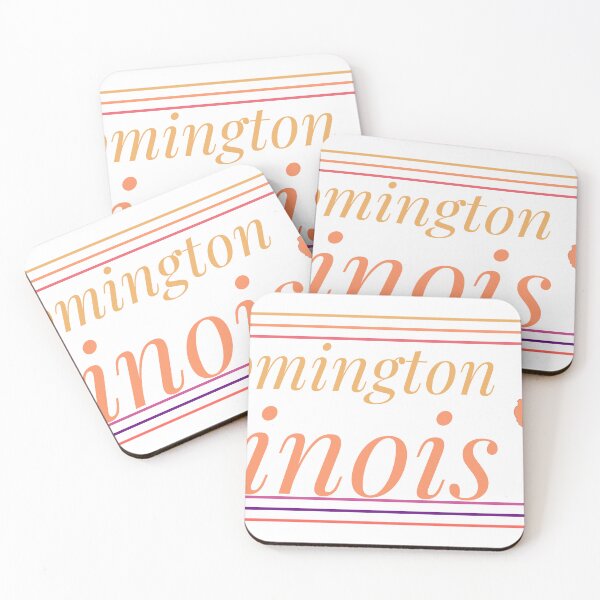 Item preview, Bloomington Illinois City Marked On Map designed and sold by TheIconSmith.