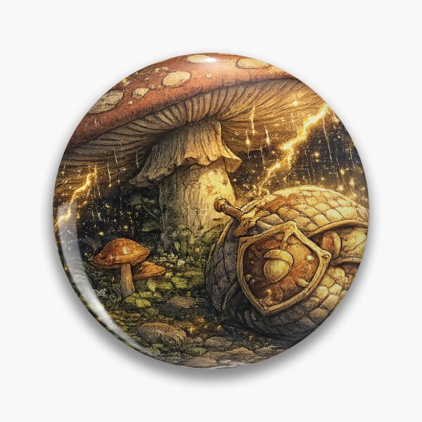 Item preview, Cozy Mushroom Snail Cottage designed and sold by InkPixell.