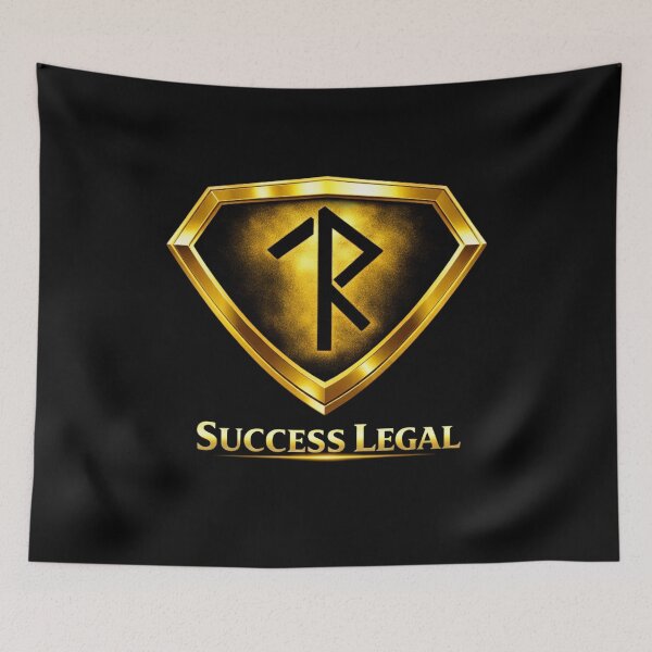 Item preview, Viking Legal Success Rune – Golden Shield Symbol designed and sold by Synthos1978.