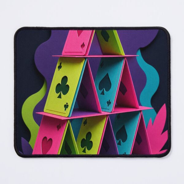 Item preview, Glowing Neon Poker Cards Futuristic Design designed and sold by Mattigiov.