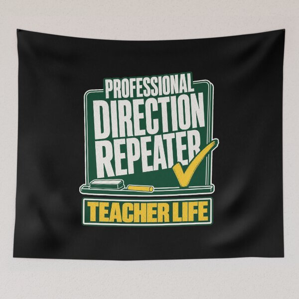 Item preview, Teacher Humor: Professional Direction Repeater designed and sold by pirminio.