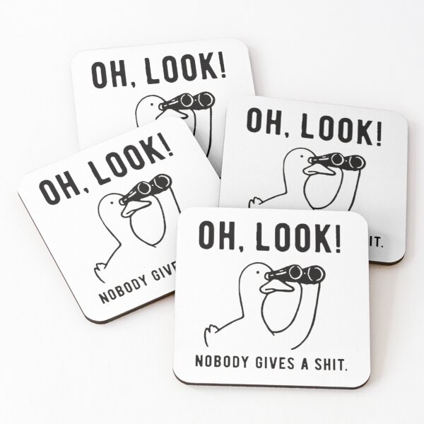 Item preview, Sarcastic Bird – Funny Binoculars Cartoon Design designed and sold by WATEKE.