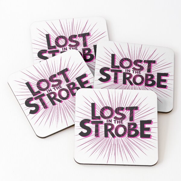 Item preview, Lost in the Strobe Retro Typography Art designed and sold by FlippoStories.