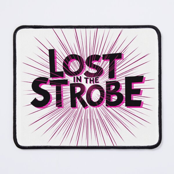 Item preview, Lost in the Strobe Retro Typography Art designed and sold by FlippoStories.