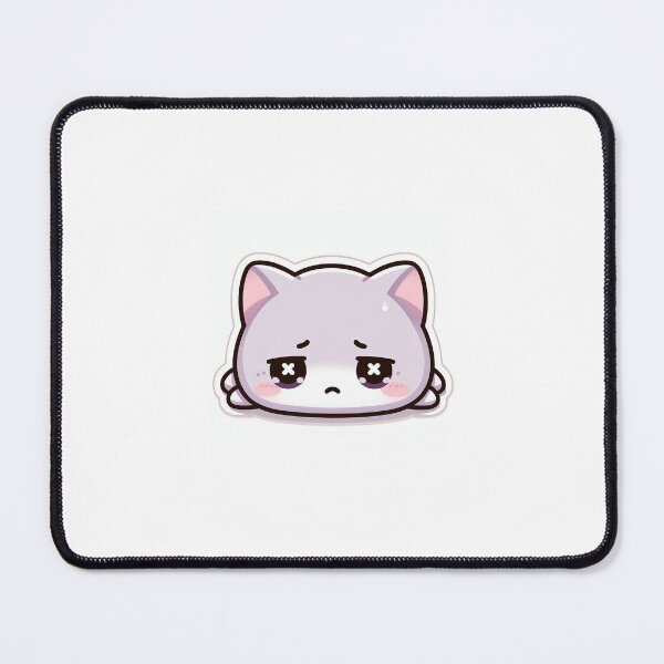 Item preview, Kawaii Done Cat Sticker | Cute Funny Meme designed and sold by PastelPawsArt.