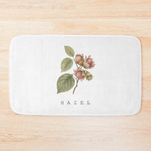 Item preview, Female Names Plants Elegant Watercolor Hazel Branch Art designed and sold by FernLiz.