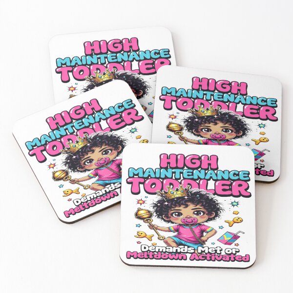 Item preview, High Maintenance Toddler – Demands Met or Meltdown Activated | Funny Toddler Mom Life T-Shirt | Cute Parenting Humor Graphic Gift designed and sold by Sushikidsntoddlers.