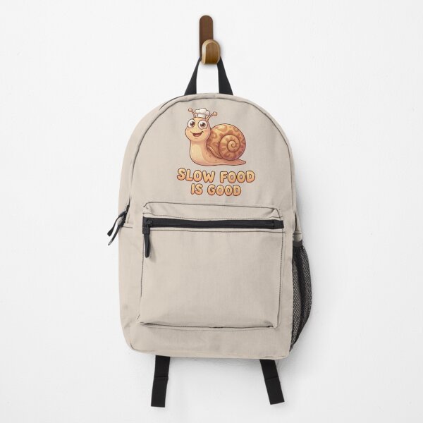 Item preview, Slow Food Funny Snail Illustration – Fast Food Parody Humor Design 5 designed and sold by WordPlayStudio.