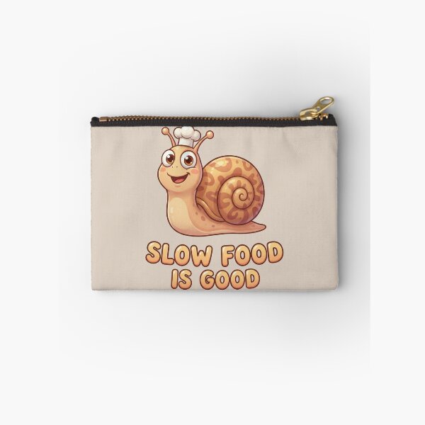 Aperçu de l'œuvre Slow Food – Illustration Drôle d’Escargot, Parodie du Fast Food 5 créée et vendue par WordPlayStudio.